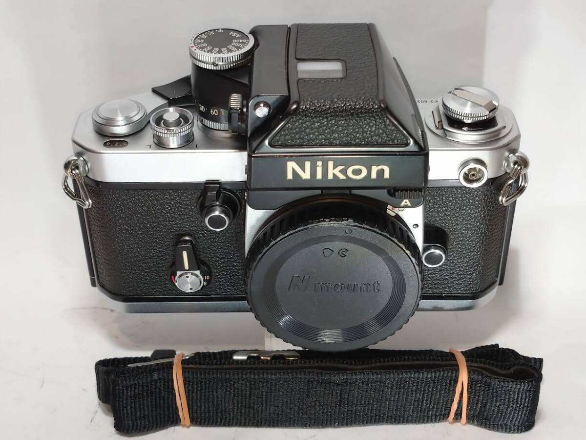 【光學(xué)コレクション級美品／動(dòng)作良好】 ニコン Nikon F2 フォトミックA(DP-11：S/N 802萬番臺(tái))シルバーボディー 名機(jī)F2の綺麗な逸品！#2886