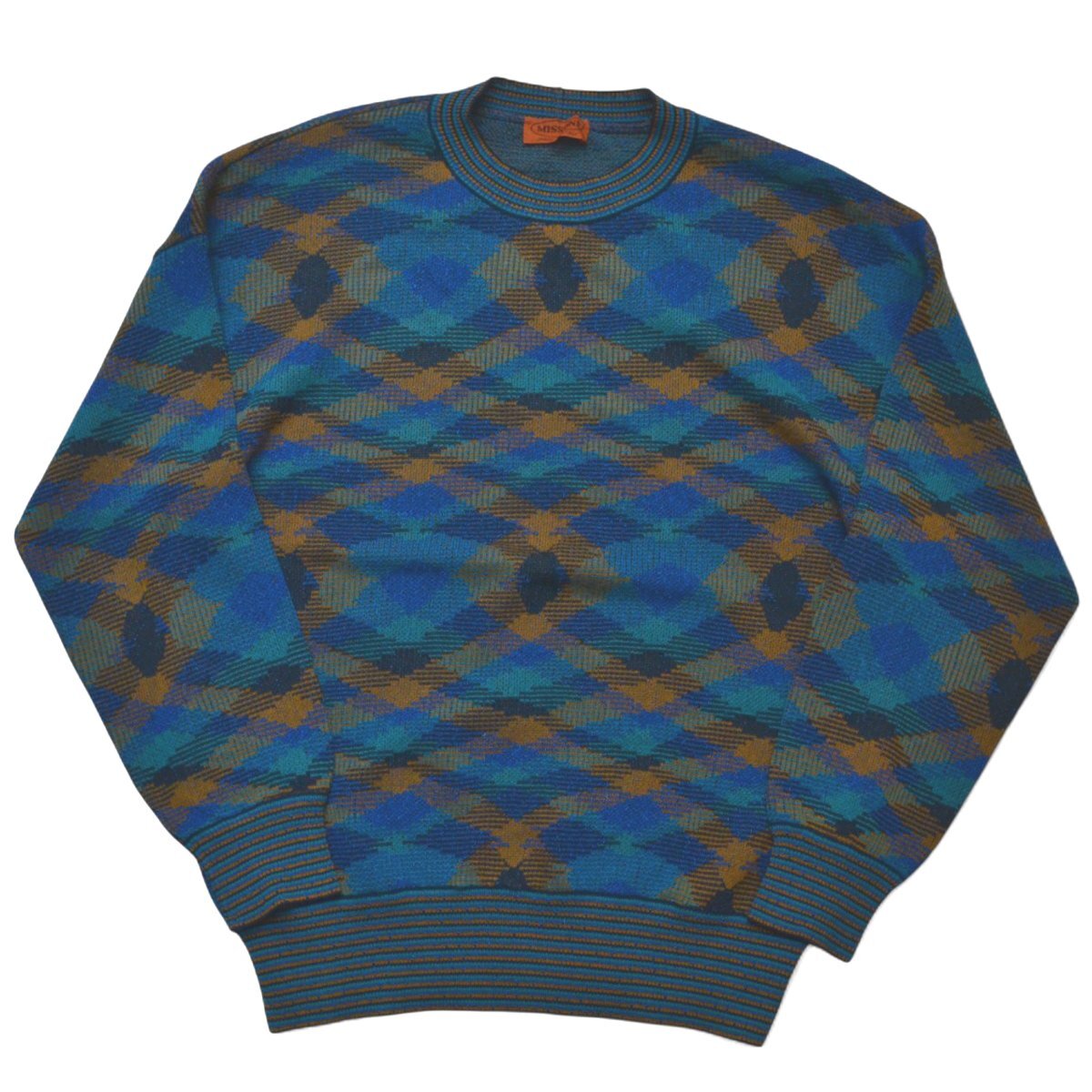 MISSONI ミッソーニ クルーネックニットセーター イタリア製 サイズ50 メンズ 長袖 M137536