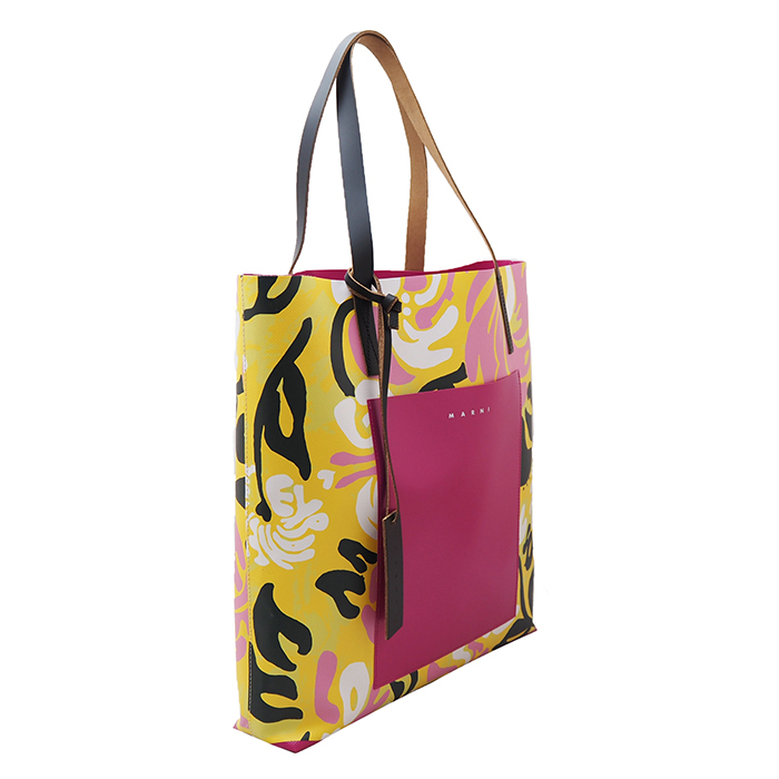 MARNI Marni Euphoria покупка сумка большая сумка сумка на плечо PVC желтый розовый черный желтый цвет чёрный не использовался товар *N разряд 