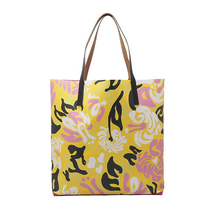 MARNI Marni Euphoria покупка сумка большая сумка сумка на плечо PVC желтый розовый черный желтый цвет чёрный не использовался товар *N разряд 