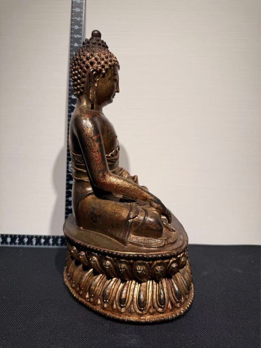 仏教美術 仏像 銅像 北魏仏像 装飾品 工芸品 置物 仏像 仏教美術 銅製 鍍金仏 置物 古銅