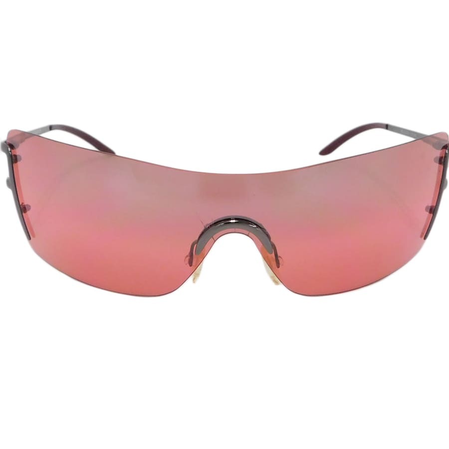 1円 ■ 美品 フェンディ サングラス SL7334 ボルドー×ブラック系 メタル×プラスチック FENDI ■E.Bie.pS-06