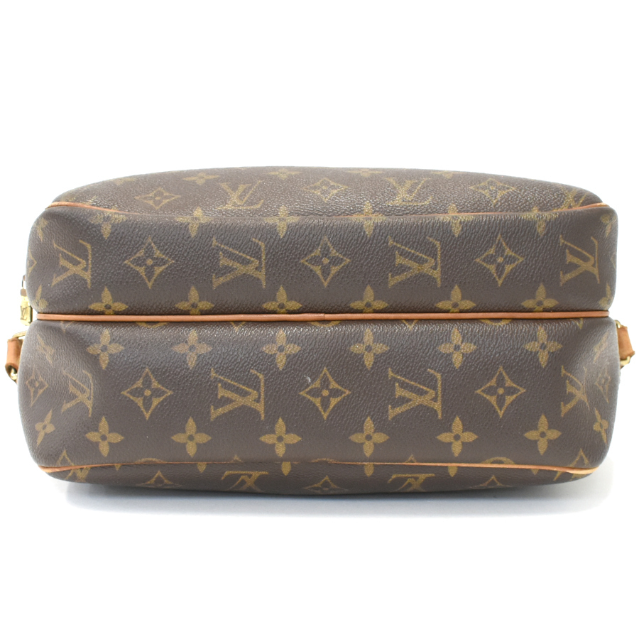 1円 ◆定価15萬 LOUIS VUITTON ルイヴィトン ショルダーバッグ リポーターPM M45254 モノグラム ブラウン◆E.Cms.oR-17