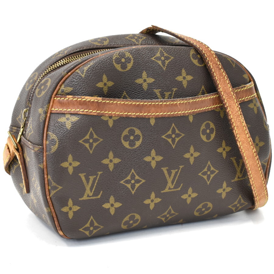 1円 ◆定価12萬 LOUIS VUITTON ルイヴィトン ショルダーバッグ ブロワ M51221 モノグラム ブラウン◆E.Cmp.tI-14