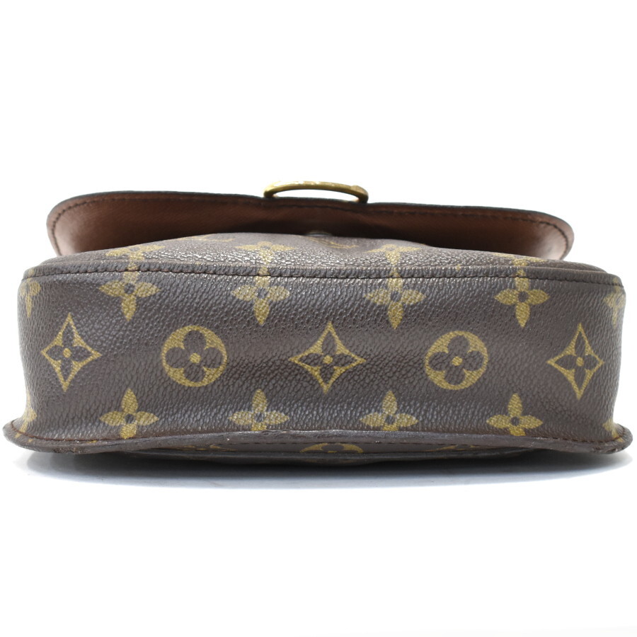 1円 ◆定価14萬 LOUIS VUITTON ルイヴィトン ショルダーバッグ サンクルーMM M51243 モノグラム ブラウン◆E.Csu.tI-14