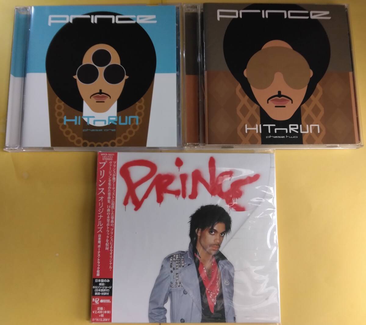 【Prince プリンス】CD3枚 ①(ボーナストラック1曲)オリジナルズ + ②③HITnRUN Phase One & Phase Two～ 愛の哀しみ/シネイド?オコナー