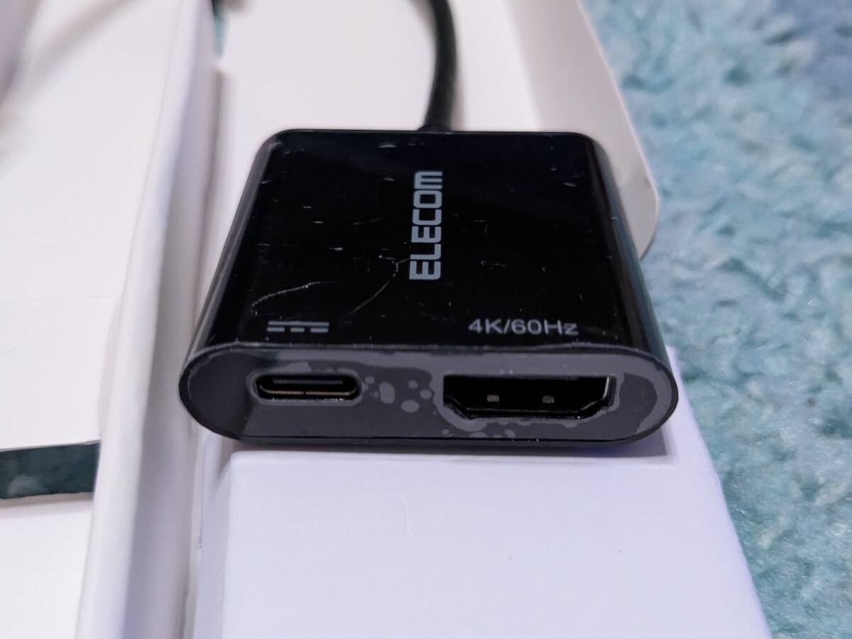 *0705u1641 Elecom usb c изменение адаптер Type-C to HDMI подача тока порт 4K(3840×2160px)/60Hz черный MPA-CHDMIPD15BK