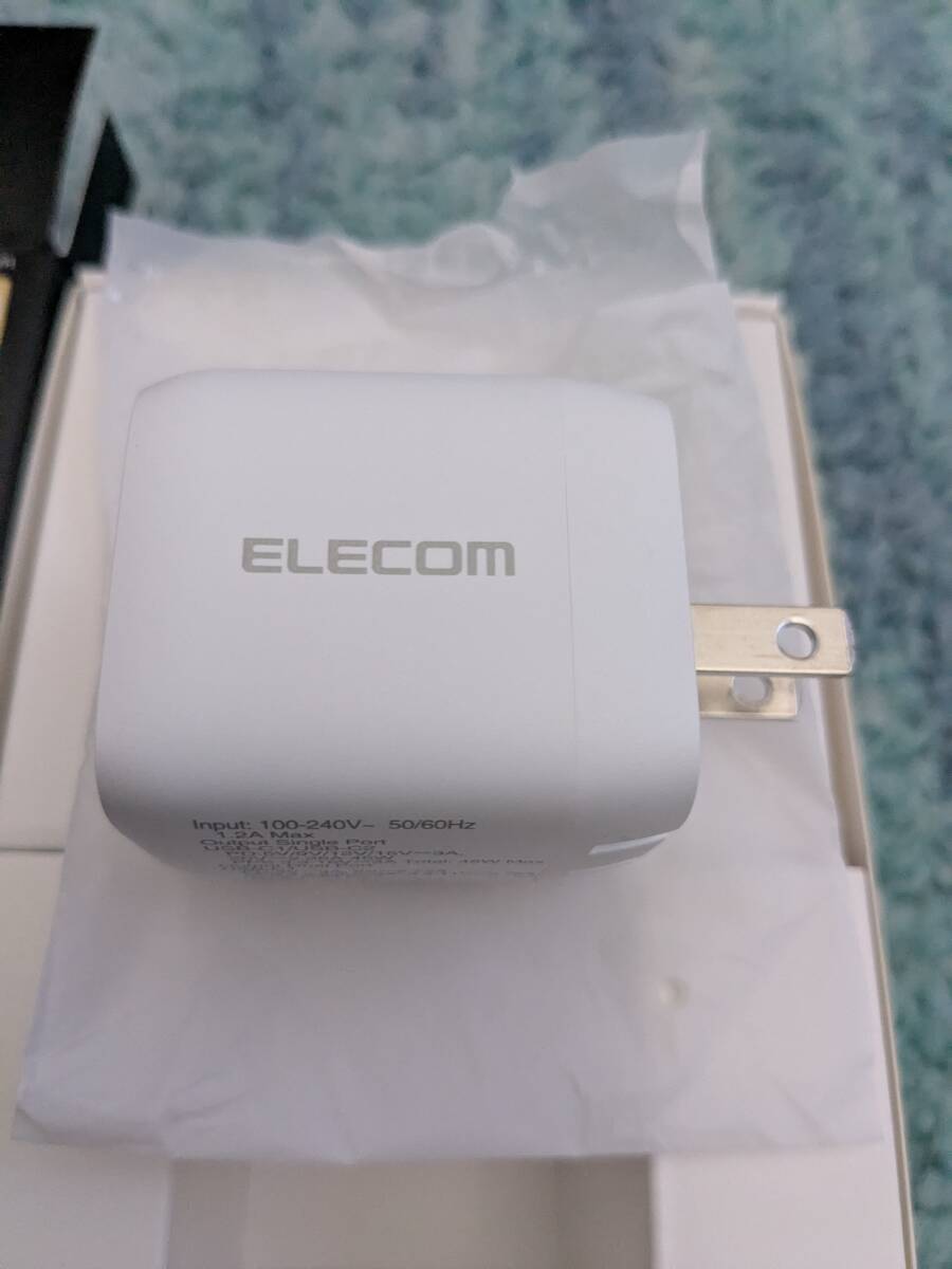 ◎0705u1542　エレコム 充電器 Type-C 2ポート 45W USB PD対応 PPS対応 Magsafe3対応 折りたたみ式プラグ ホワイト MPA-ACCP4245WH