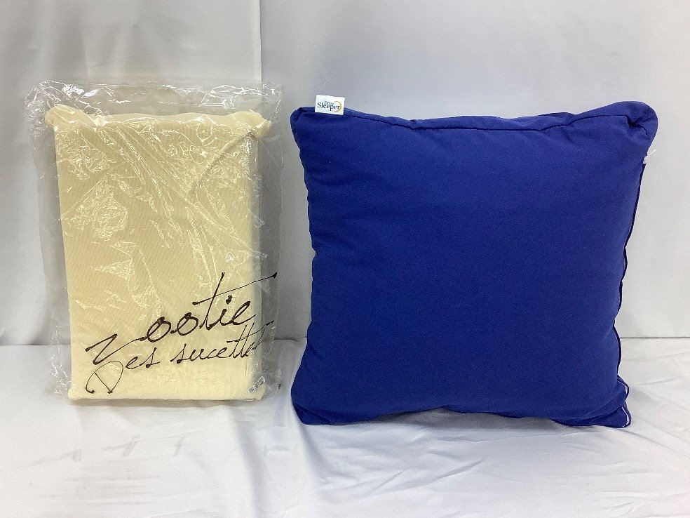 オークローンマーケティング トゥルースリーパー/低反発座布団/マクラ 2點まとめ ACB 中古品