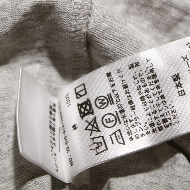 美品 スローブ イエナ SLOBE IENA シンプル 春 夏 シンプル 長袖 Tシャツ カットソー まだら グレー ゆったり コットン