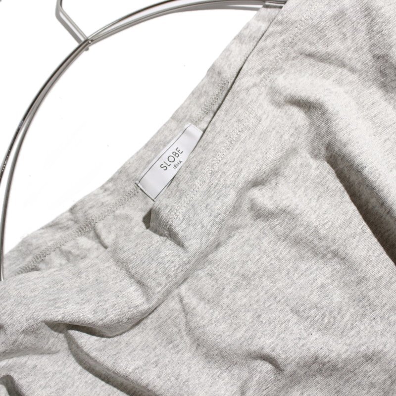 美品 スローブ イエナ SLOBE IENA シンプル 春 夏 シンプル 長袖 Tシャツ カットソー まだら グレー ゆったり コットン
