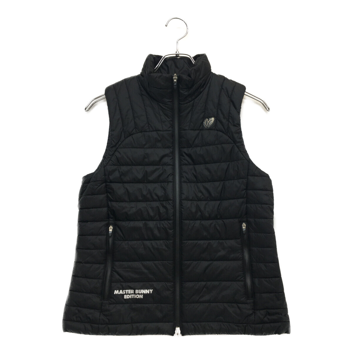 coco 中古【値下げ】マスターバニーエディション レディース ベスト 0(S) 黒 ブラック 中綿入り レターパックプラス発送可 098172_画像1