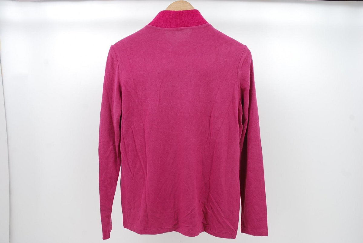 coco 中古【値下げ】 アンパスィ and per se レディース 長袖シャツ L ピンク ハイネック レターパックプラス発送可　84816_画像2