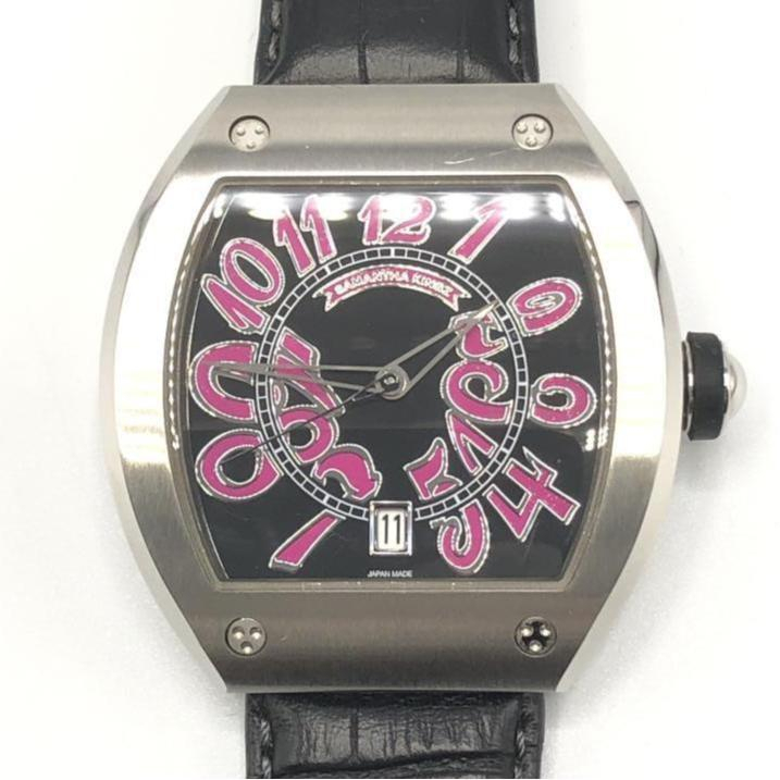 【中古】Samantha KINGZ 腕時(shí)計(jì) STW-M07 ブラック シルバー サマンサ[240010476496]