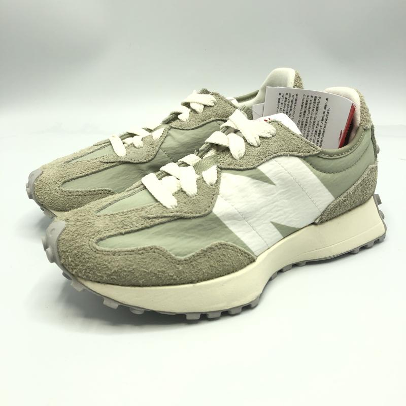【中古】NB new balance U327LM スニーカー 24cm グリーン グレー ニューバランス[240010476075]