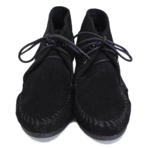 MINNETONKA(ミネトンカ) Chukka Wedge Bootie(チャッカウェッジブーティー) #379 BLACK レディース MT330-5(約22cm)