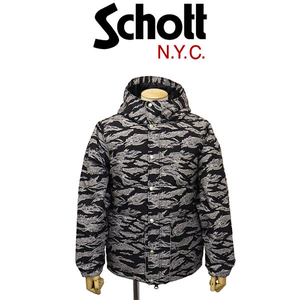 Schott (ショット) 2253002 CLASSIC HOODED DOWN JKT クラシック フード ダウンジャケット 363OTHER XL