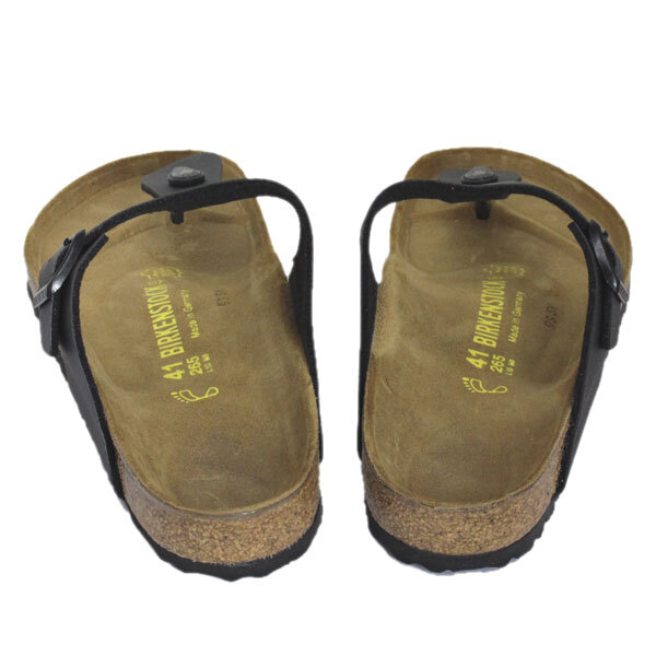 BIRKENSTOCK (ビルケンシュトック) GIZEH (ギゼ) BLACK ブラック ユニセックス BI005-38-約24.5cm
