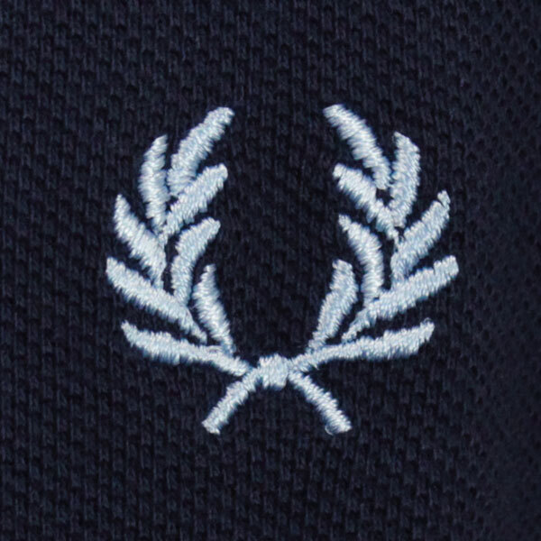 FRED PERRY (フレッドペリー) M12N TWIN TIPPED FP SHIRT (ライン入りポロシャツ) イングランド制 全7色 FP264 Navy / Ice-36
