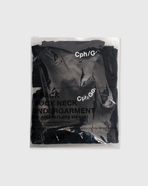 cph GOLF／Captains Helm◆キャプテンズヘルムゴルフアンダーガーメント肌著2枚組／黒L