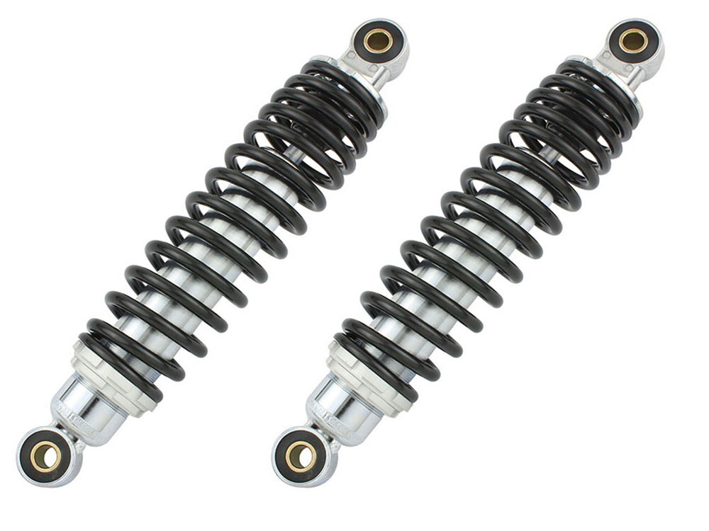 モンキー/ゴリラ(6V車/Z50J-1600008-)用リアショック Type-2 (265mm/メッキボディ×ブラックスプリング)＿シフトアップ_画像1