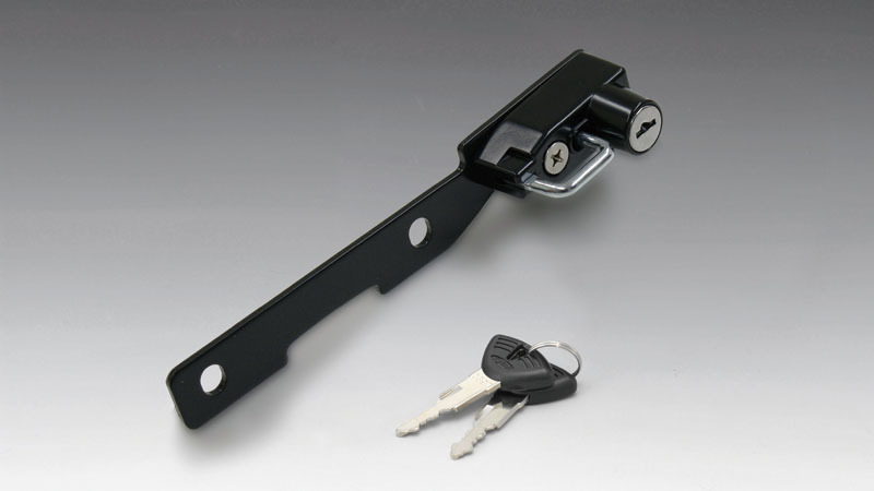 Ninja250/Z250(EX250L/13-17)用 ヘルメットロック(ブラック)＿キジマ_画像1