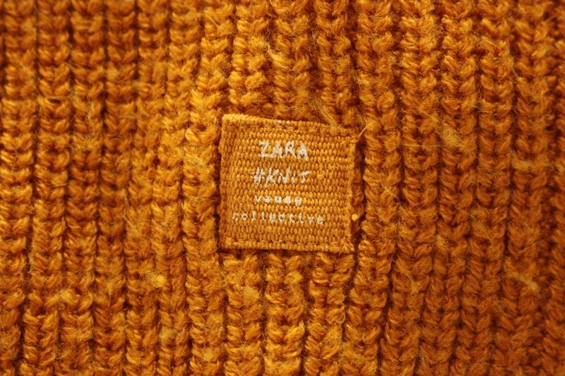 ザラ キッズセーター からし色 ZARA ニットトップス MM431_画像5