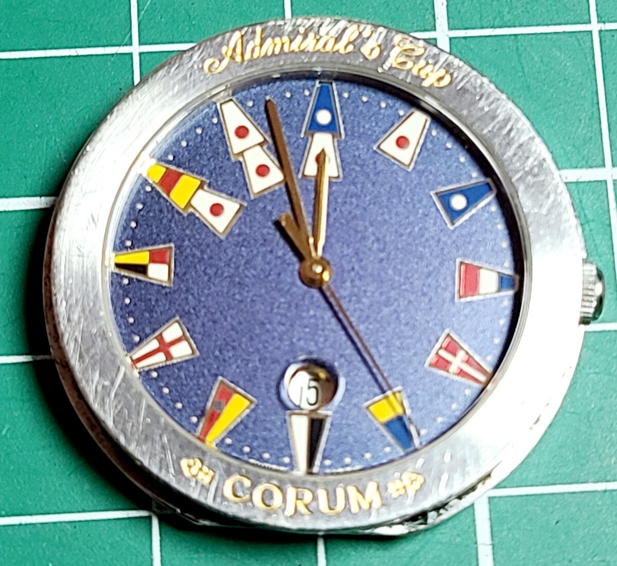 CORUM　コルム　アドミラルズカップ　動(dòng)作未確認(rèn)　トップのみ　ベゼル無(wú)しのためジャンク品.