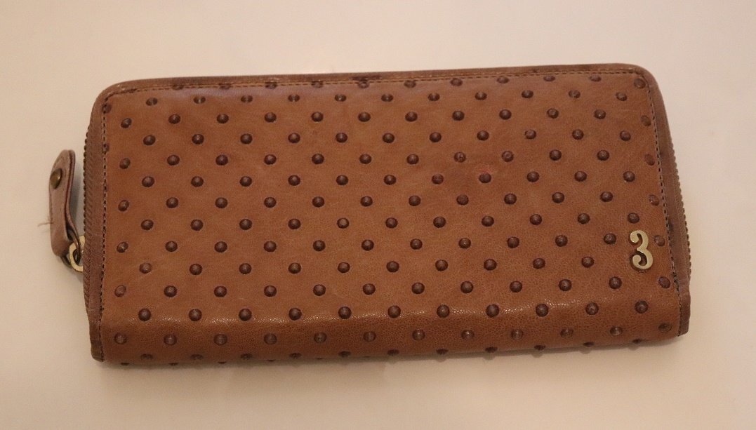 SAN HIDEAKI MIHARA サン ヒデアキミハラ 新品ラウンドジップレザー長財布_画像2