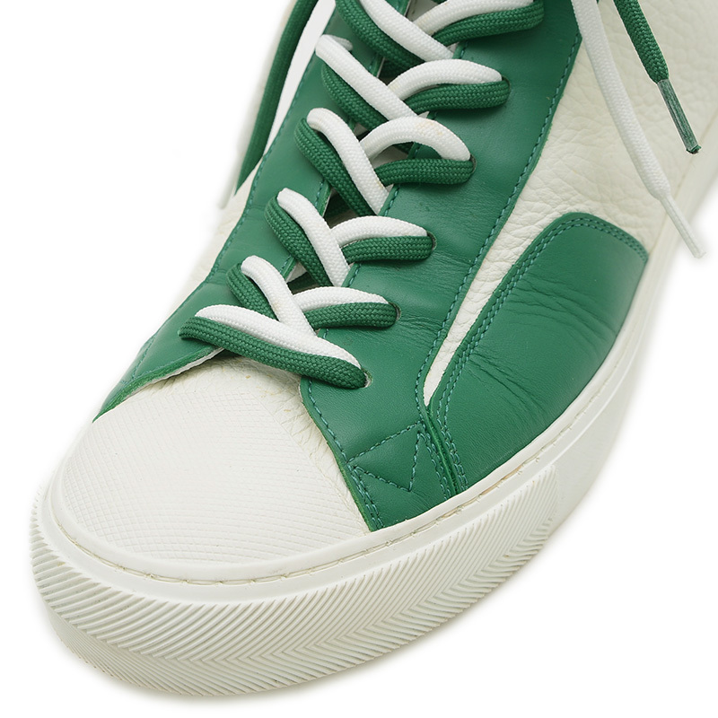 ルイ?ヴィトン スニーカー タトゥーライン ハイカット レザー ホワイト/グリーン メンズ #7