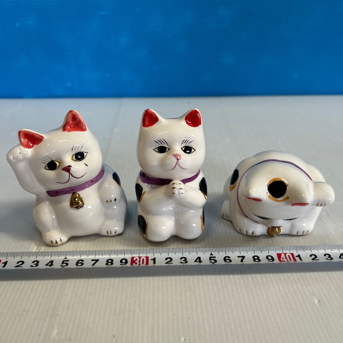 招き猫 置物 縁起物 商売繁盛 猫 開運 昭和レトロ インテリア