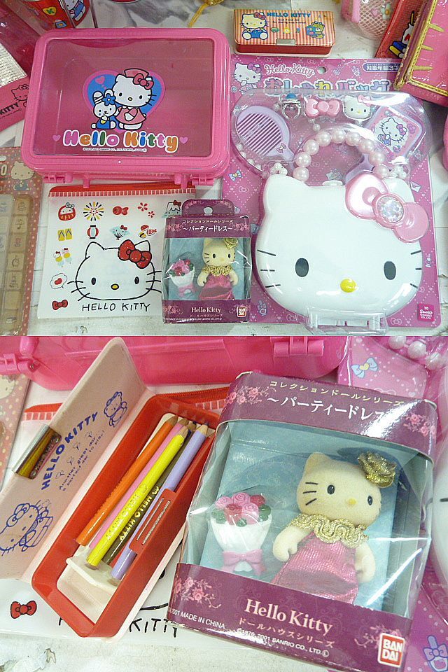 t244 未使用含む サンリオ Sanrio ハロー キティ グッズ まとめ ぬいぐるみ/マスコット/バッグ/カップ/財(cái)布/小物/雑貨/他 HELLO KITTY