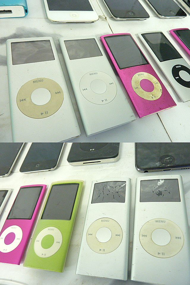 t260 ジャンク現(xiàn)狀品 iPod 様々 計(jì)23點(diǎn) 大量 まとめ nano/mini/classic/他 2GB/4GB/8GB/32GB/64GB 等 ポータブルプレーヤー オーディオ機(jī)器