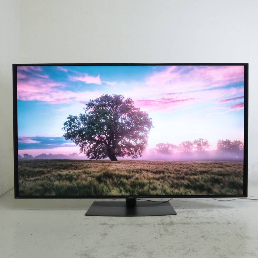 2020年制 シャープ アクオス 4K Wチューナー 70インチ 液晶テレビ 4T-C70CN1 リモコン付き○171h06