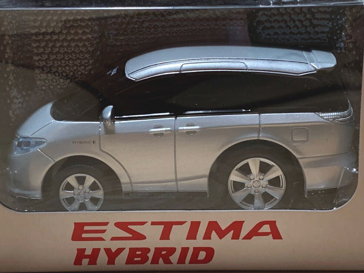 【非売品：未開封】プルバックカー トヨタ エスティマ ハイブリッド / TOYOTA ESTIMA HYBRID AHR10W [シルバーメタリック]_画像3