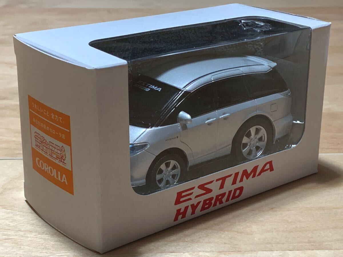 【非売品：未開封】プルバックカー トヨタ エスティマ ハイブリッド / TOYOTA ESTIMA HYBRID AHR10W [シルバーメタリック]_画像6