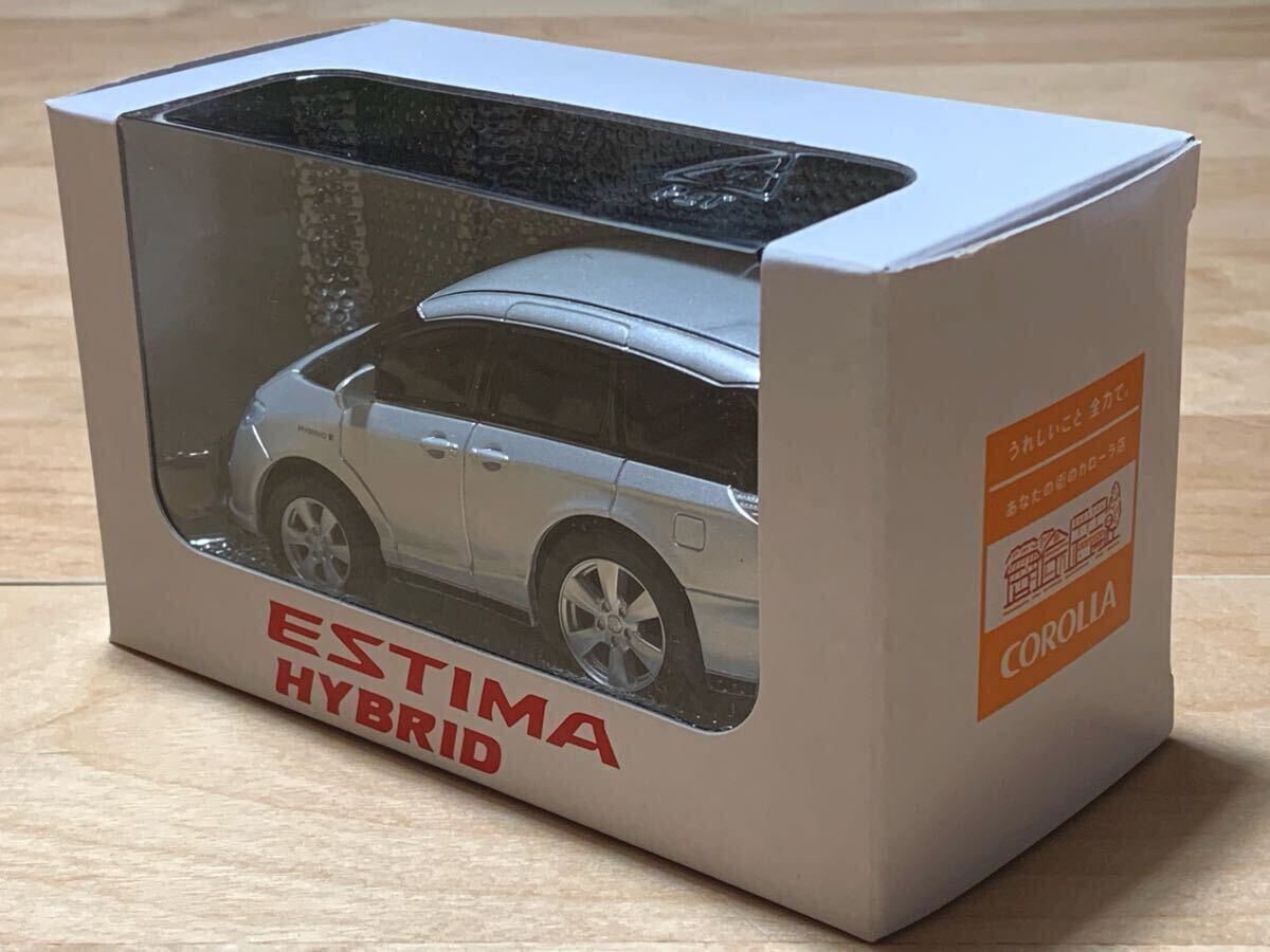 【非売品：未開封】プルバックカー トヨタ エスティマ ハイブリッド / TOYOTA ESTIMA HYBRID AHR10W [シルバーメタリック]_画像8