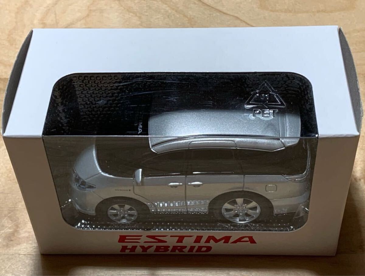 【非売品：未開封】プルバックカー トヨタ エスティマ ハイブリッド / TOYOTA ESTIMA HYBRID AHR10W [シルバーメタリック]_画像7