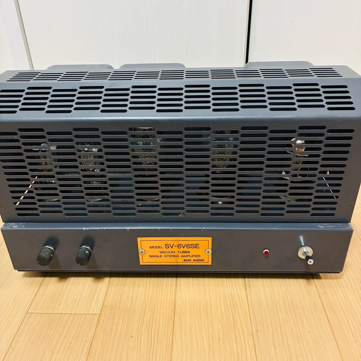 [ работа OK ]SUN AUDIO SV-6V6SE ламповый усилитель с чехлом 
