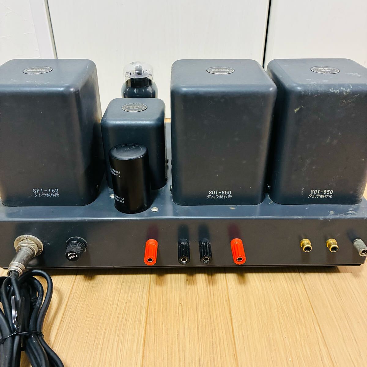 [ работа OK ]SUN AUDIO SV-6V6SE ламповый усилитель с чехлом 