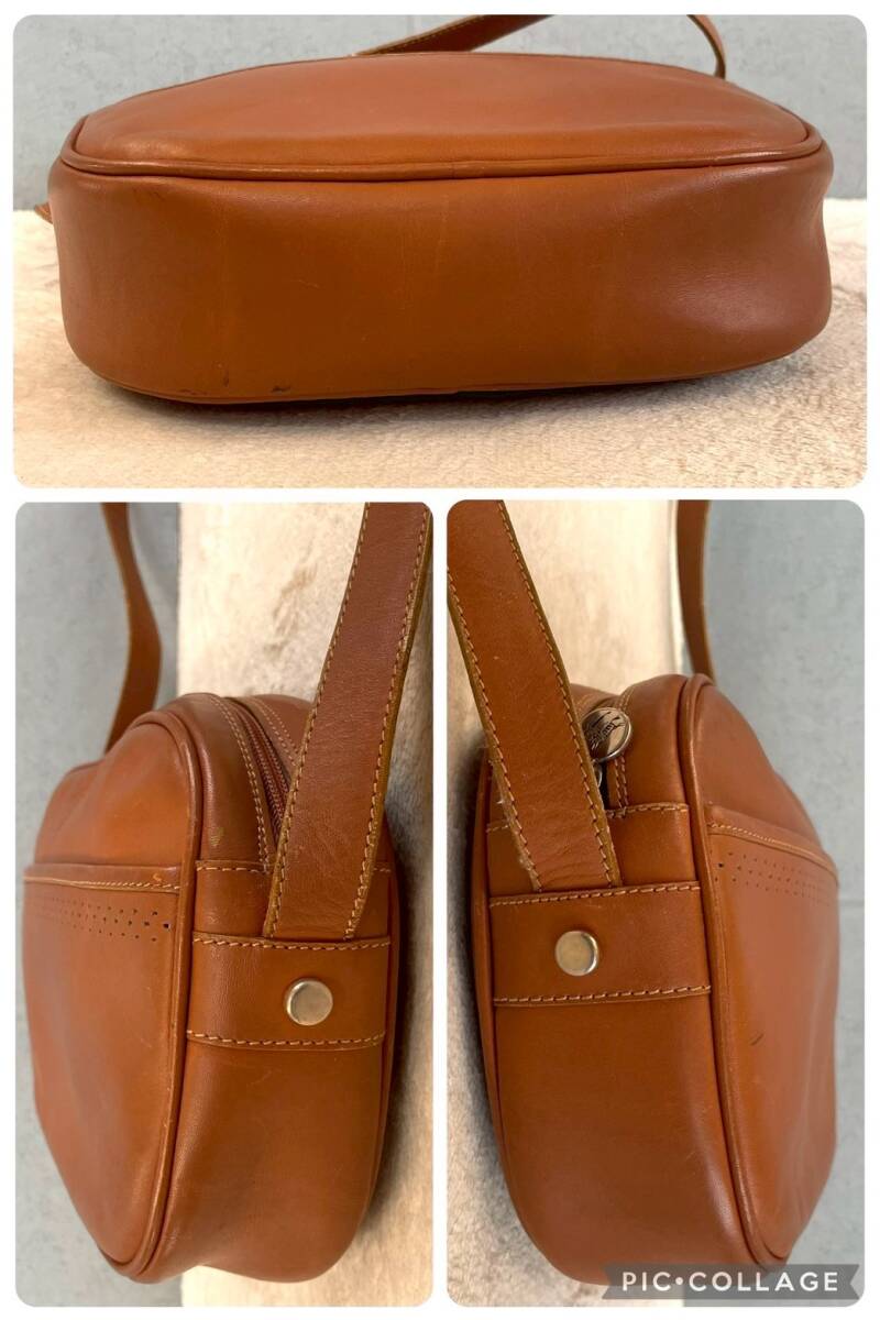 【大人気】 バーバリー BURBERRY ショルダーバッグ ポシェット ボディ ノバチェック ブラウン レザー ホースロゴ 斜め掛け ビジネス