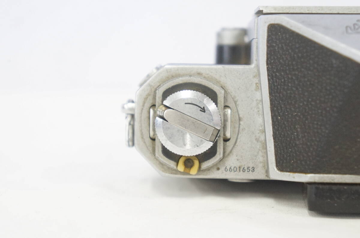 ⑨ Nikon ニコン F アイレベル シルバー 一眼レフ フィルムカメラ NIKKOR-S Auto F1.4 50mm レンズ 0604216011