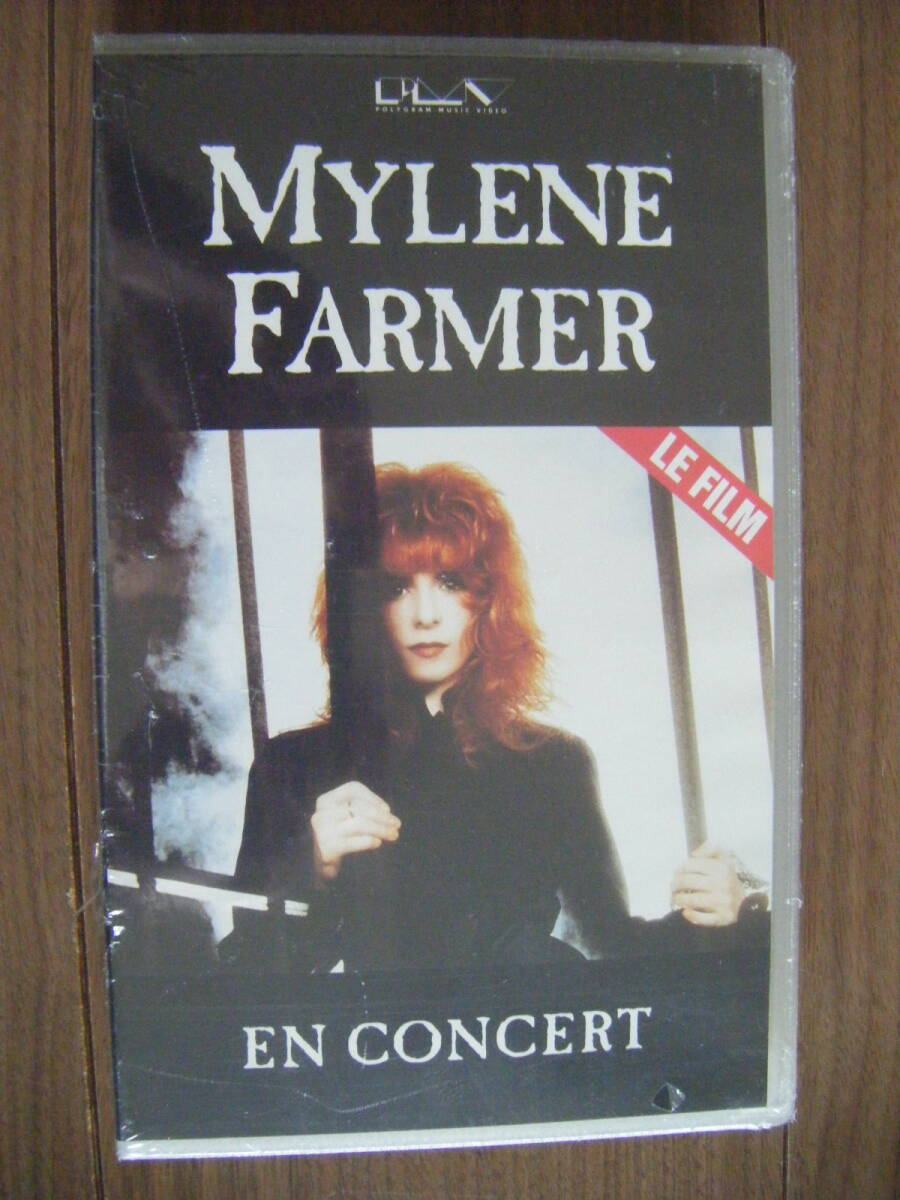 ★[VHS 未開封] Mylene Farmer En Concert/仏orig PolyGram Music Video 082 814-3(1990)/ミレーヌ?ファルメール