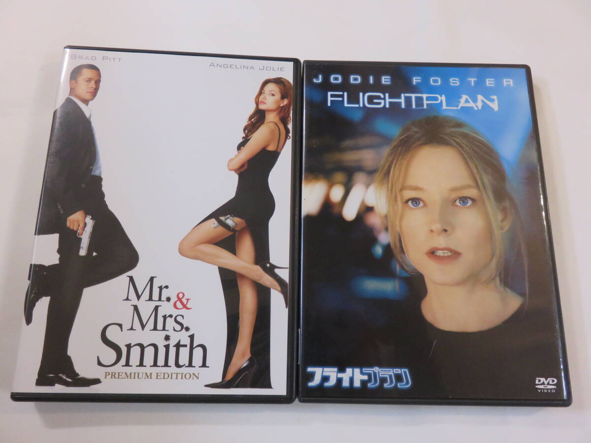 洋画DVD『Mr.&Mrs. スミス プレミアム・エディション』+『フライトプラン』セル版。日本語吹替え付き。即決。_画像1