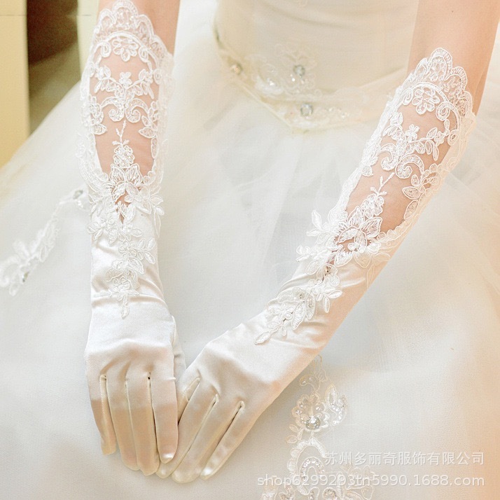 ブライダルグローブ ウェディンググローブ ウェディング グローブ 結(jié)婚式 手袋 レース ホワイト 白