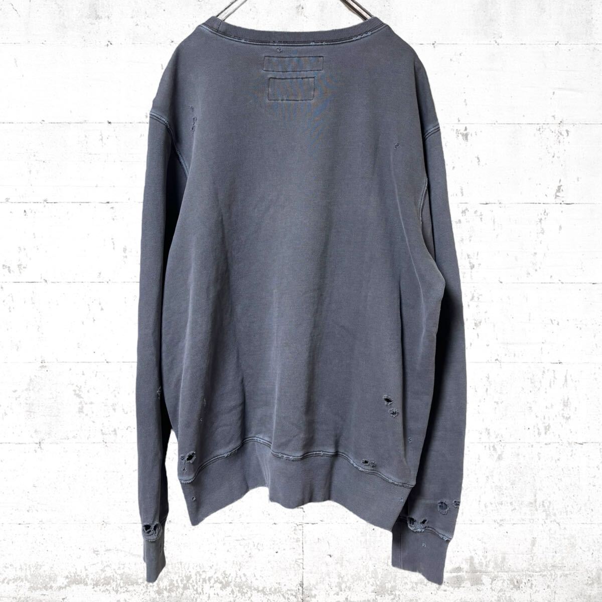 新品入荷 ダメージ加工 NEIGHBORHOOD フェード L スウェット トップス