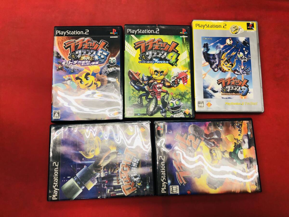 【PS2】 ラチェット＆クランク 1 2 3 4 5 激突！ドデカ銀河のミリミリ軍団 お得品?。?5本 セット