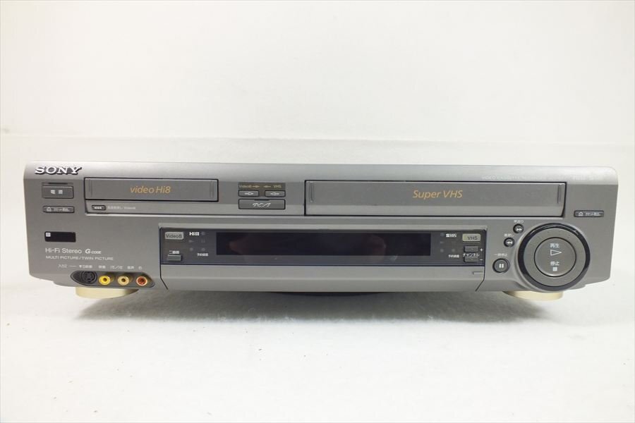 □ SONY ソニー WV-ST1 ビデオデッキ SVHS videoHi8 中古 現(xiàn)狀品 250506G6314