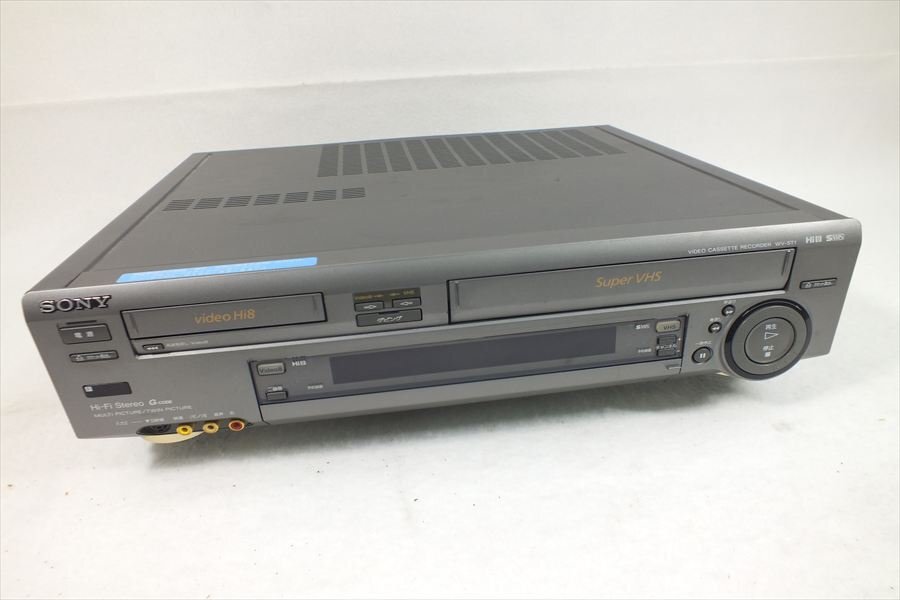 □ SONY ソニー WV-ST1 ビデオデッキ SVHS videoHi8 中古 現(xiàn)狀品 250506G6314