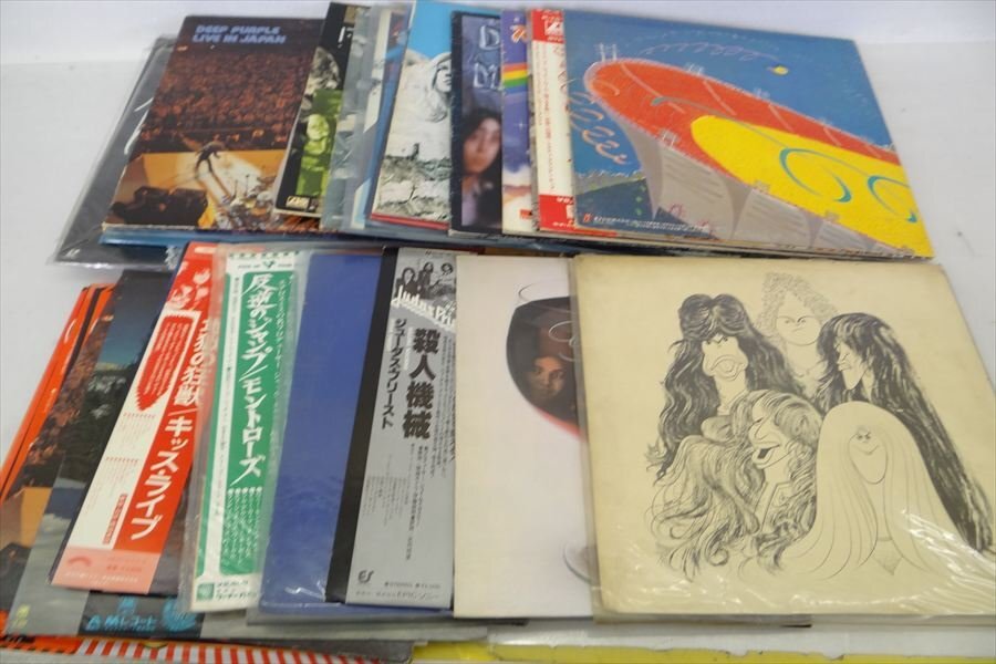 ▽ 洋楽ハードロック系30枚 KISSなど様々 レコード 中古 ▽ 洋楽ハードロック系30枚 KISSなど様々 レコード 中古